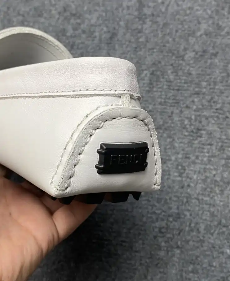 hype Fendi Leather Shoes