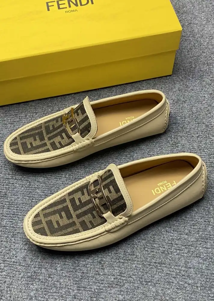 hype Fendi Leather Shoes