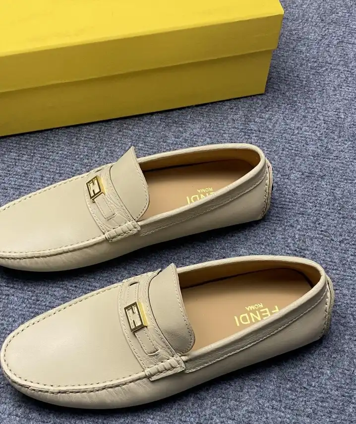 hype Fendi Leather Shoes