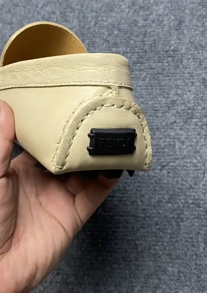 hype Fendi Leather Shoes