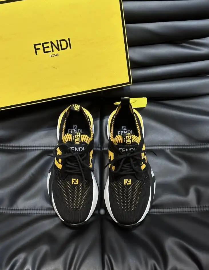 hype Fendi Leather Shoes