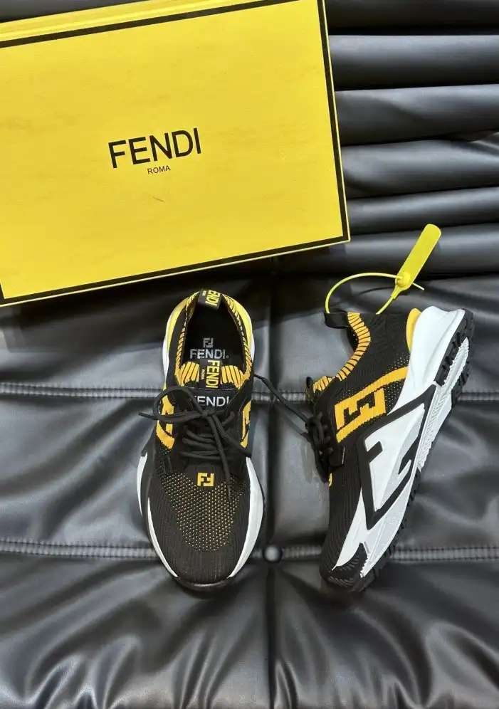 hype Fendi Leather Shoes