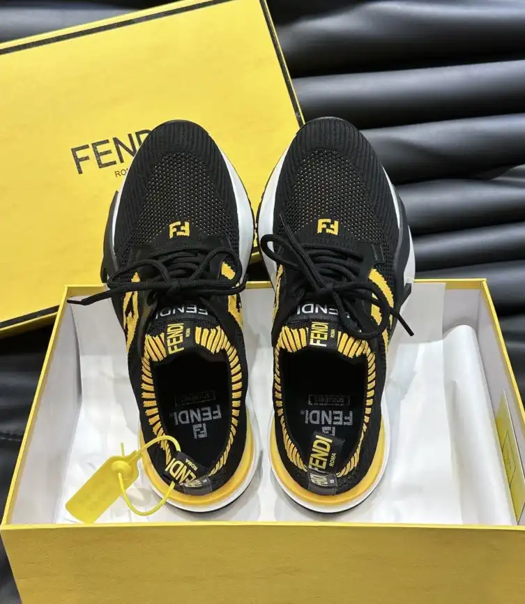 hype Fendi Leather Shoes