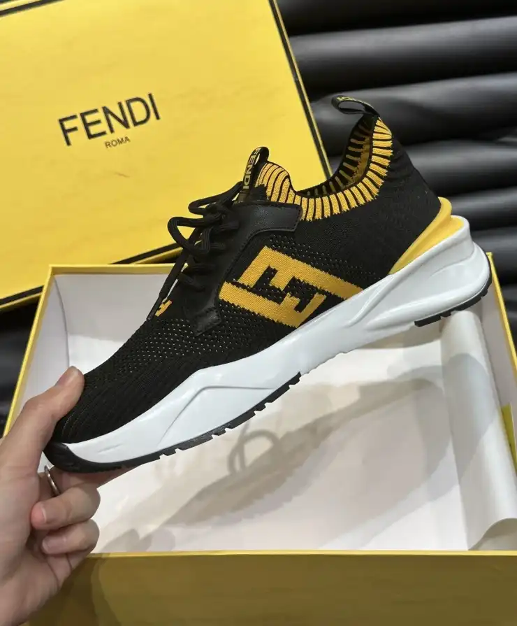 hype Fendi Leather Shoes