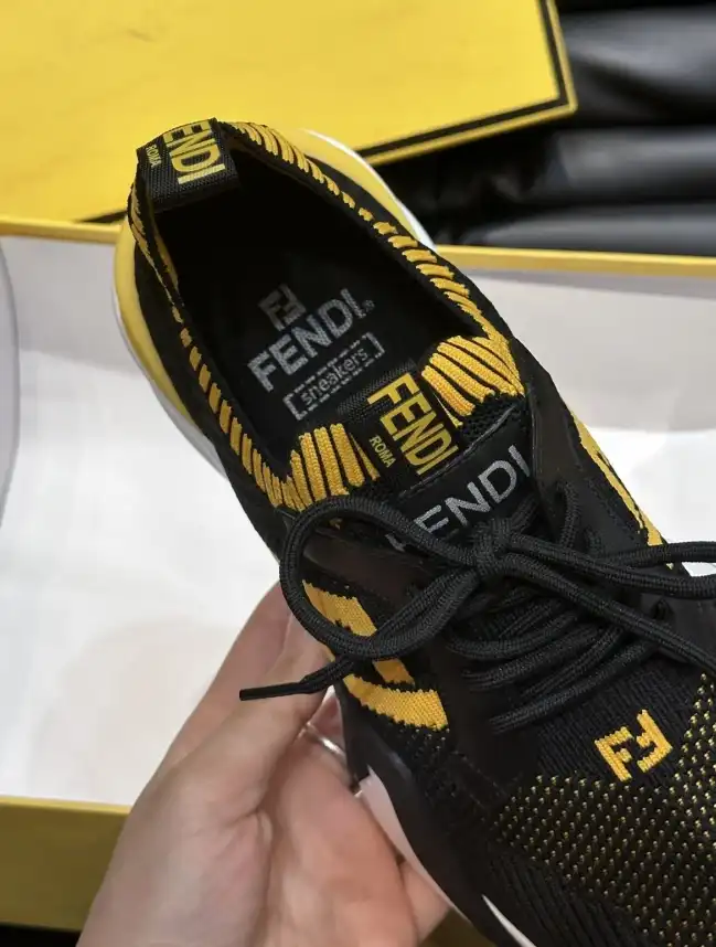 hype Fendi Leather Shoes