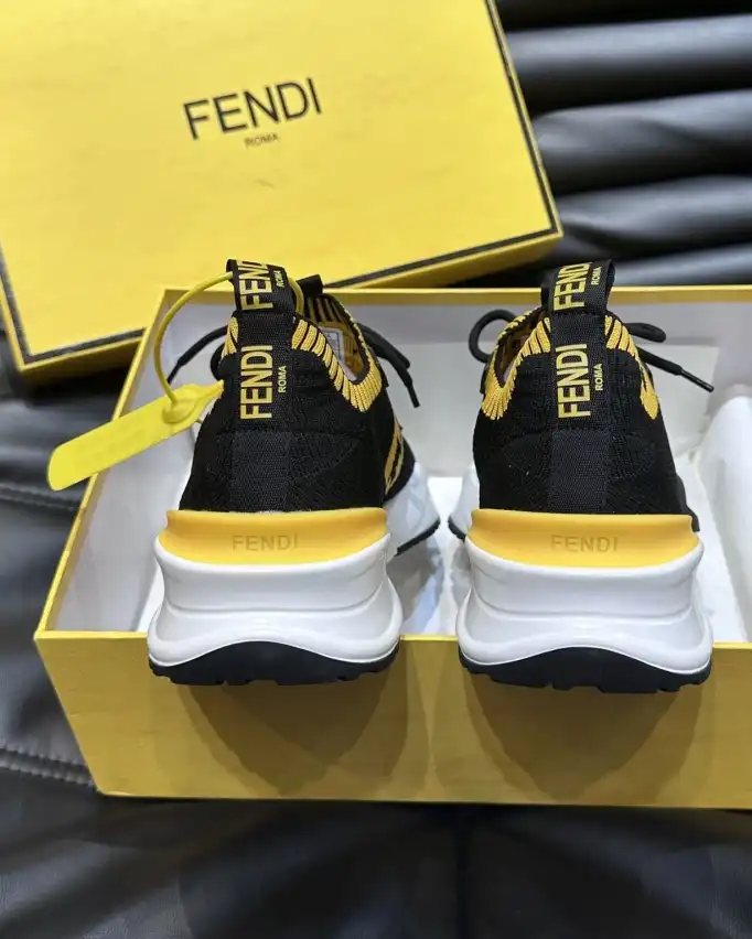 hype Fendi Leather Shoes