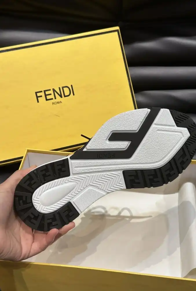 hype Fendi Leather Shoes