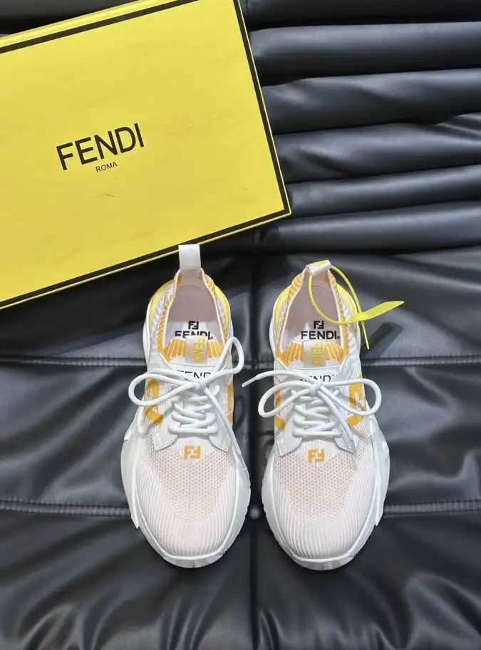 hype Fendi Leather Shoes