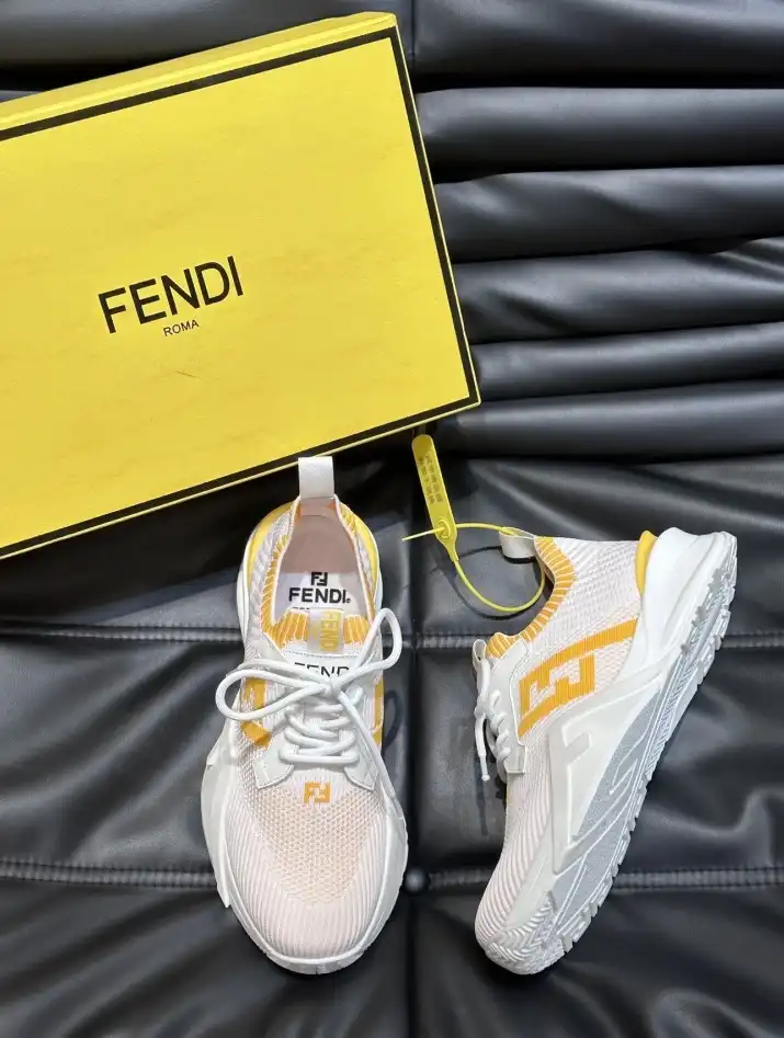 hype Fendi Leather Shoes