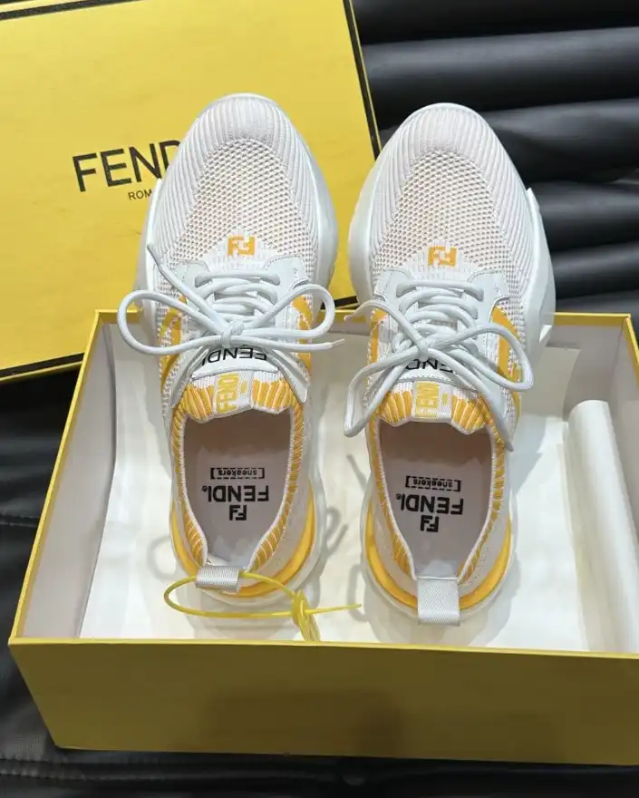 hype Fendi Leather Shoes