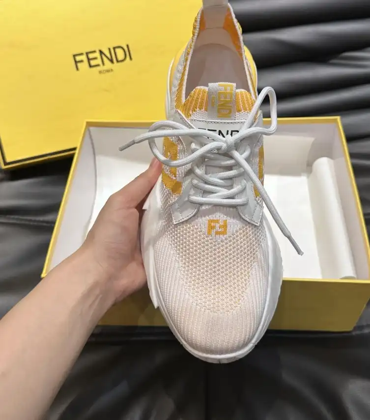 hype Fendi Leather Shoes