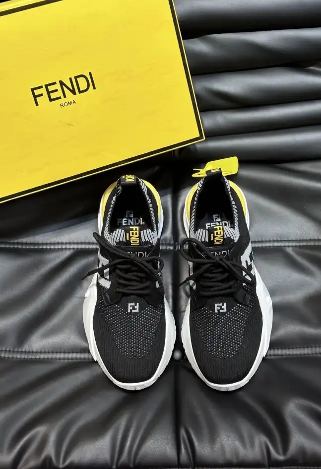 hype Fendi Leather Shoes