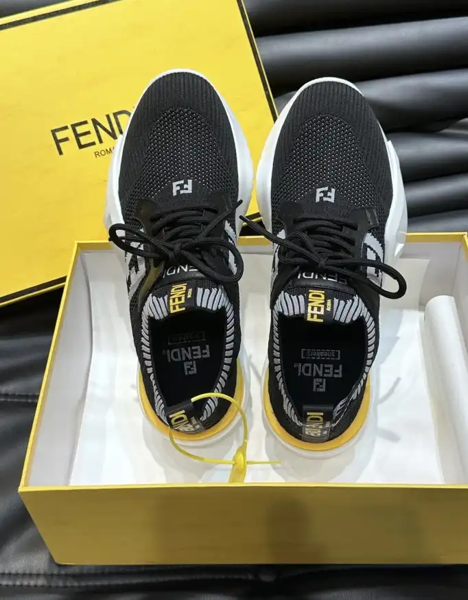 hype Fendi Leather Shoes