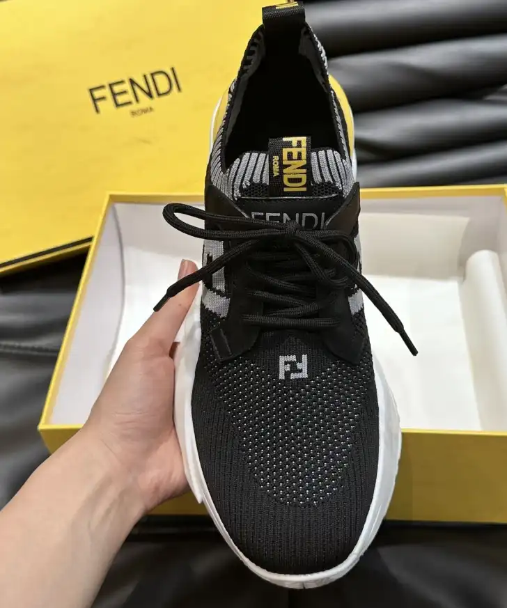 hype Fendi Leather Shoes