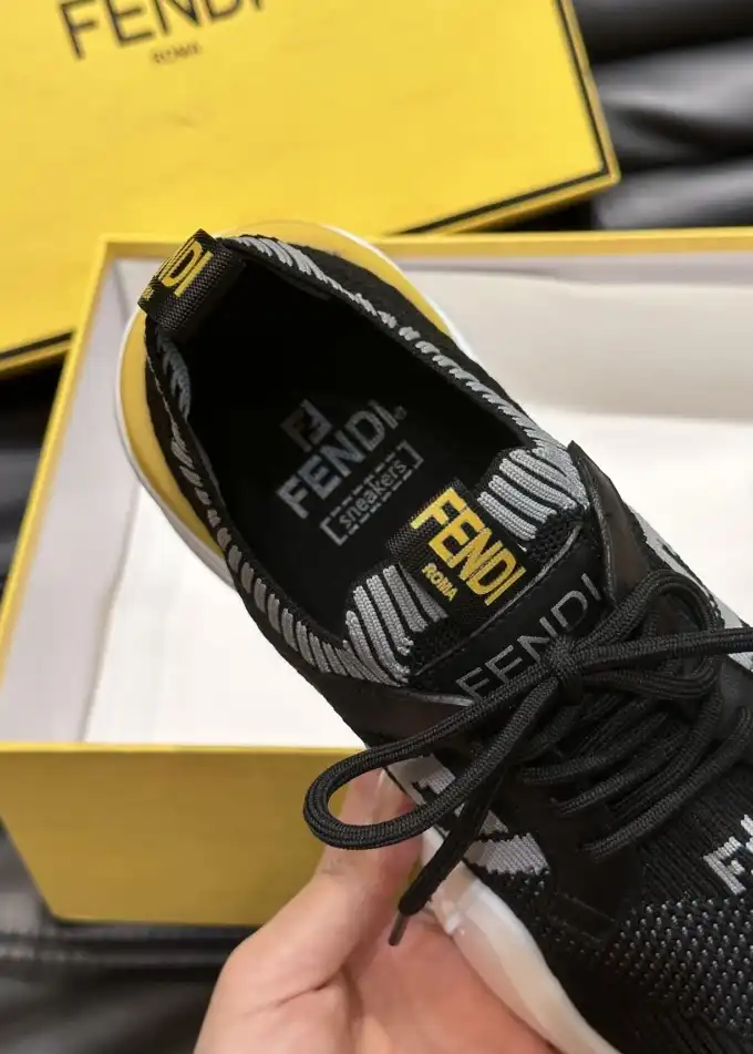 hype Fendi Leather Shoes