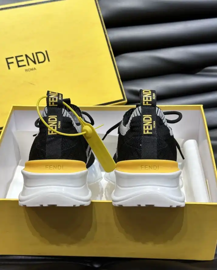 hype Fendi Leather Shoes