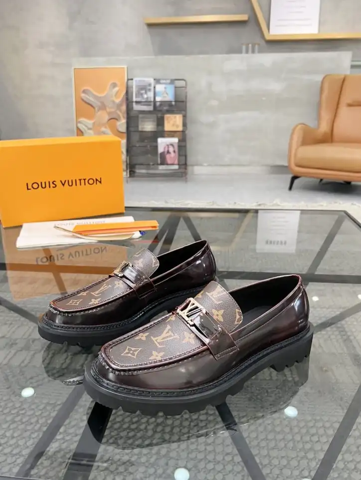 hype LV Leather Shoes