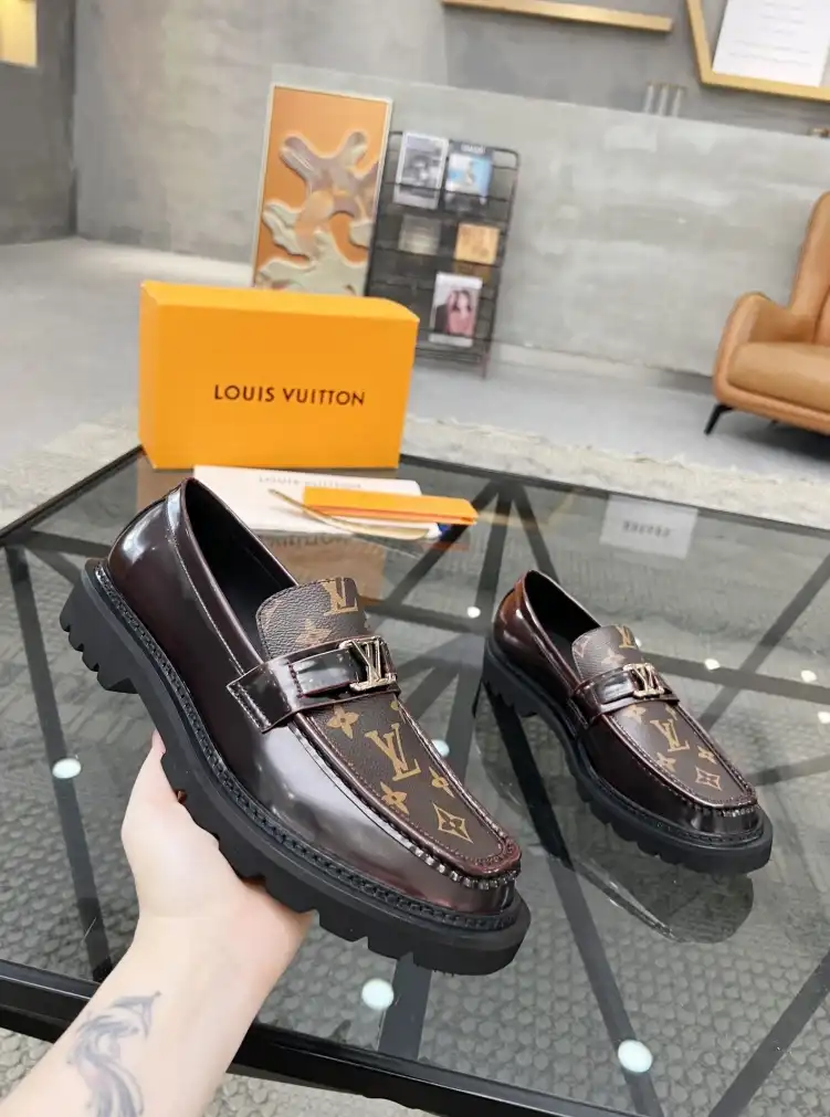 hype LV Leather Shoes