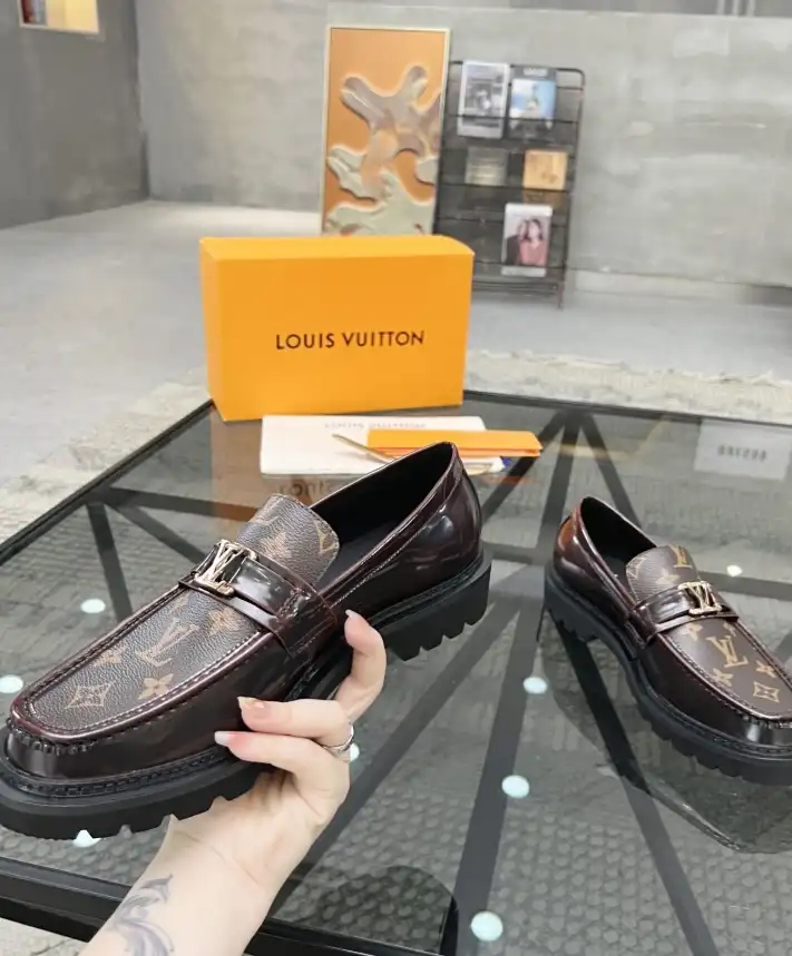 hype LV Leather Shoes