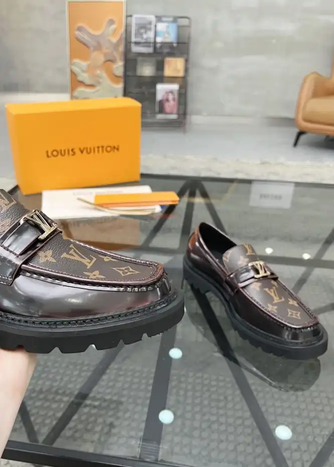 hype LV Leather Shoes