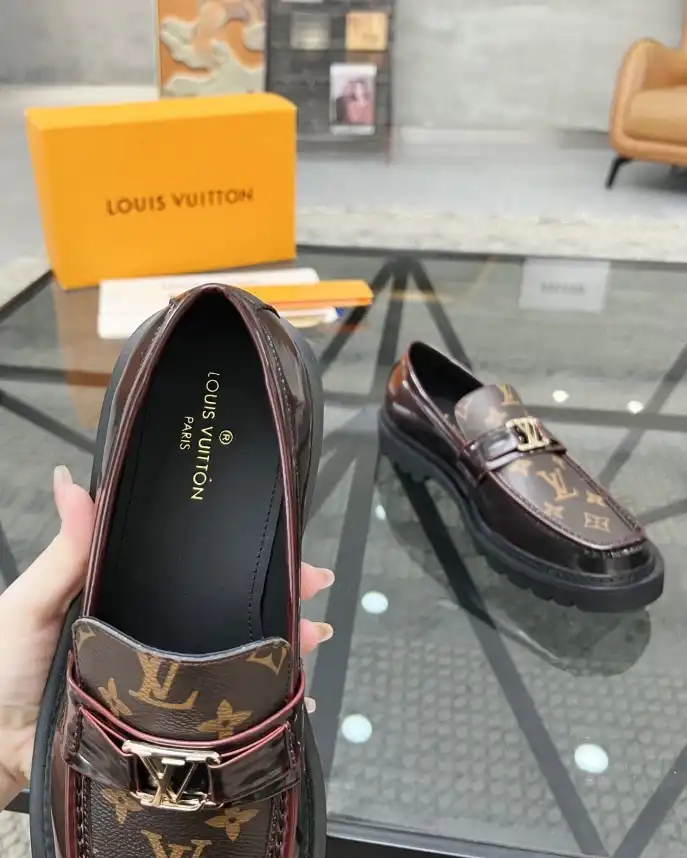 hype LV Leather Shoes