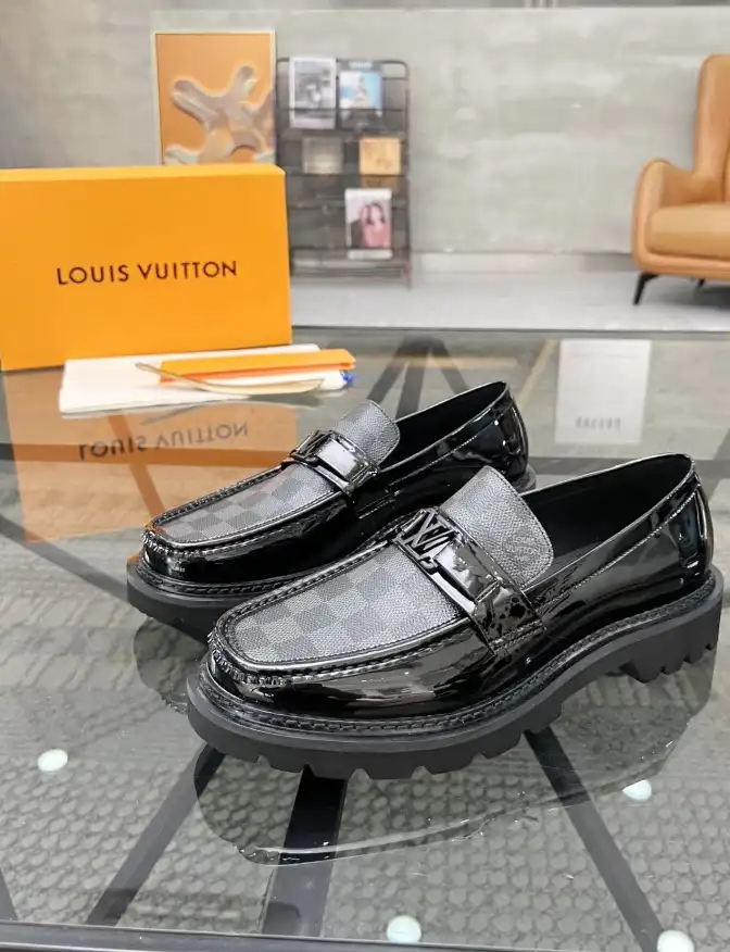 hype LV Leather Shoes