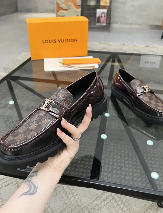 hype LV Leather Shoes