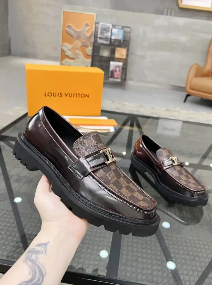 hype LV Leather Shoes