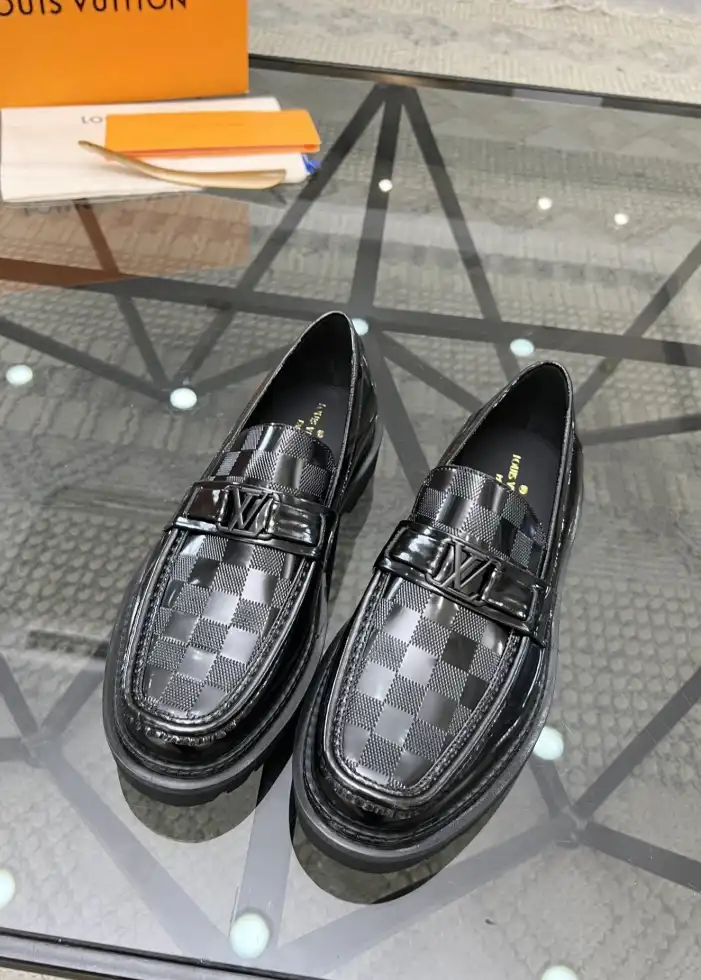 hype LV Leather Shoes