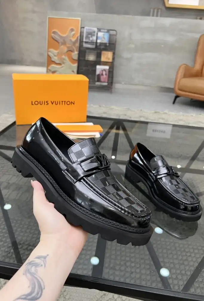 hype LV Leather Shoes