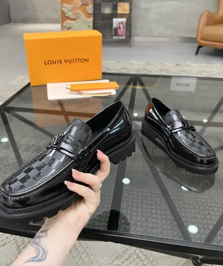 hype LV Leather Shoes