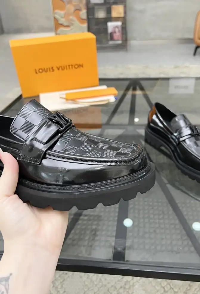 hype LV Leather Shoes