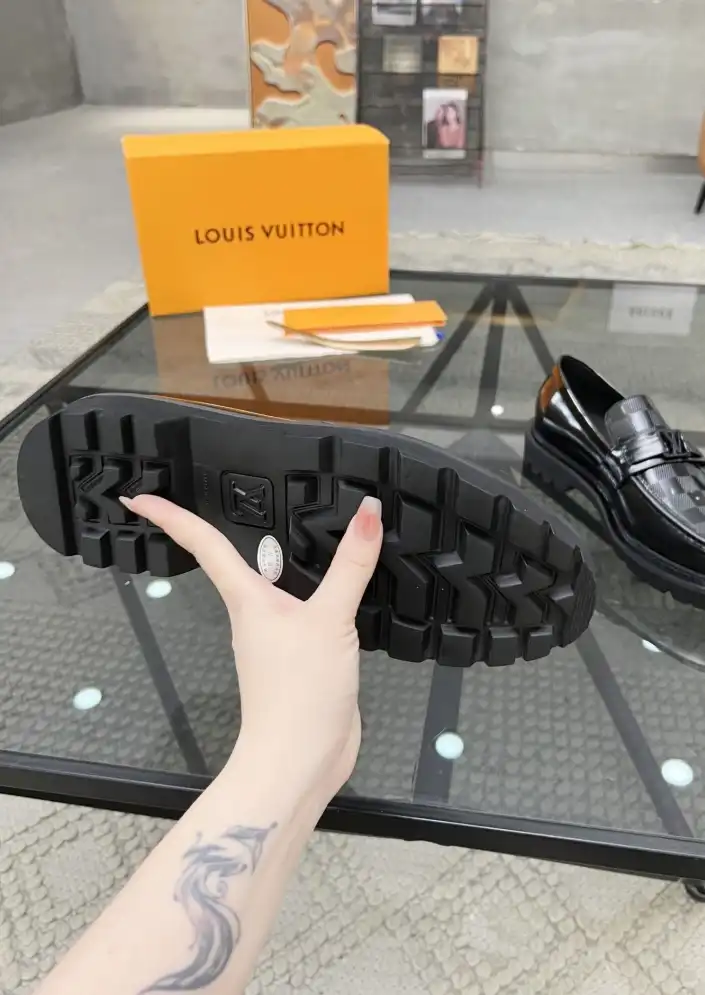 hype LV Leather Shoes