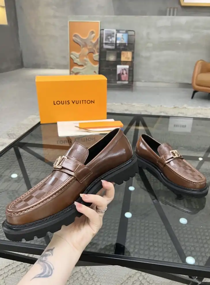 hype LV Leather Shoes