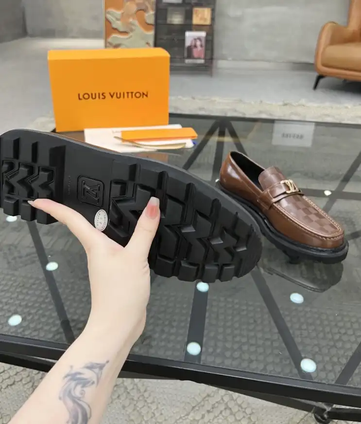 hype LV Leather Shoes