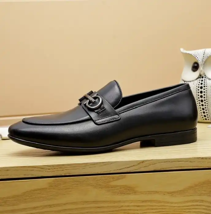 hype Ferragamo Leather Shoes