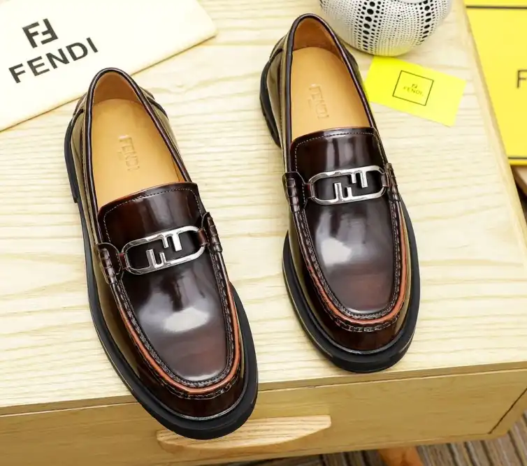 hype Fendi Leather Shoes