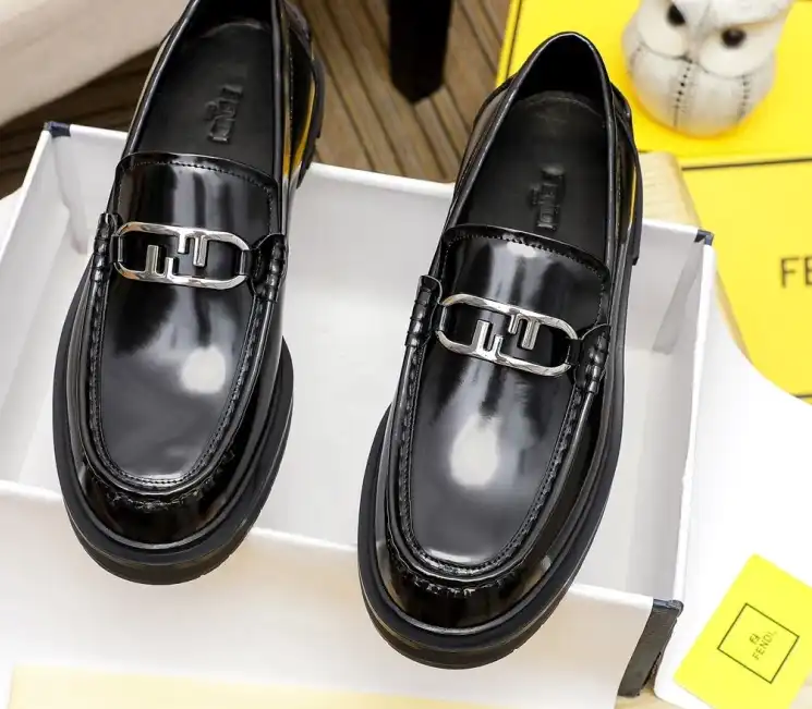 hype Fendi Leather Shoes