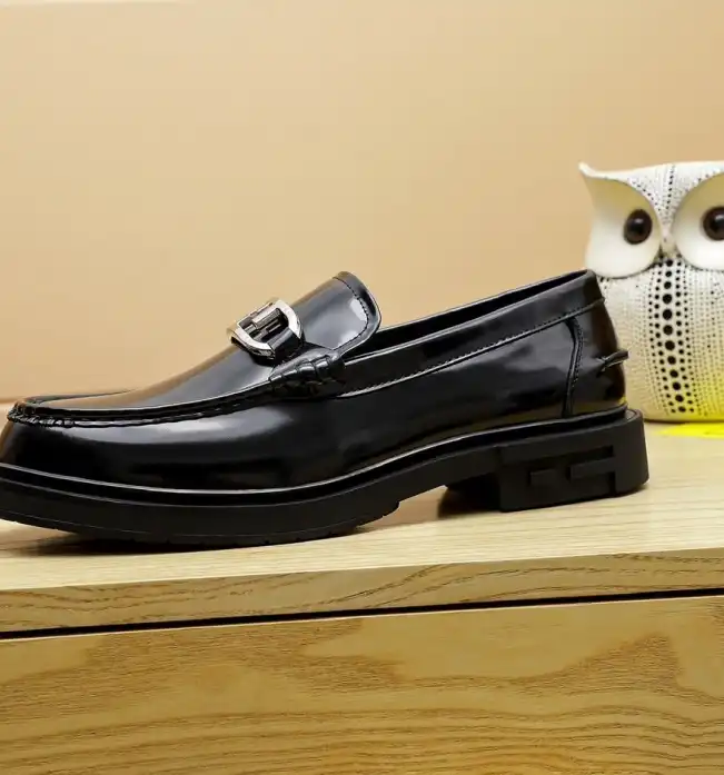 hype Fendi Leather Shoes