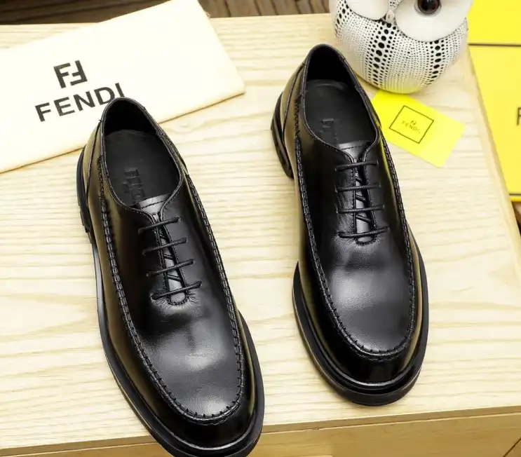 hype Fendi Leather Shoes