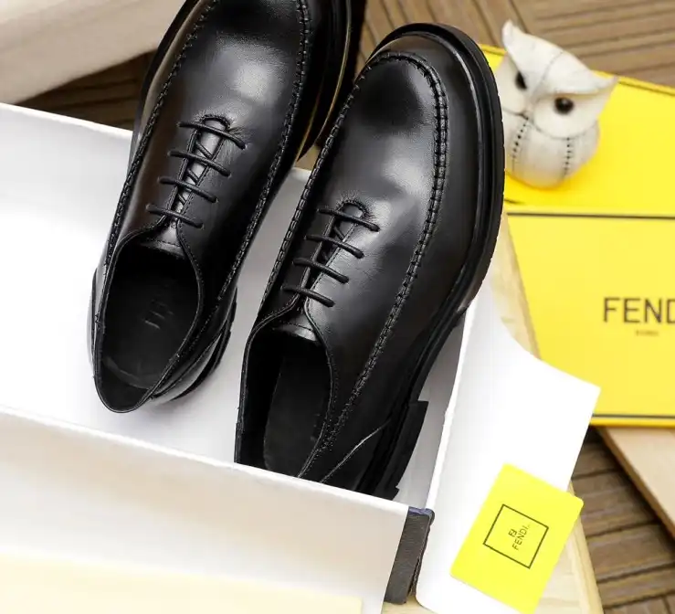 hype Fendi Leather Shoes