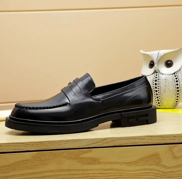 hype Fendi Leather Shoes