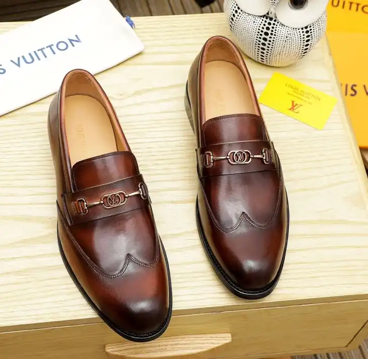 hype LV Leather Shoes