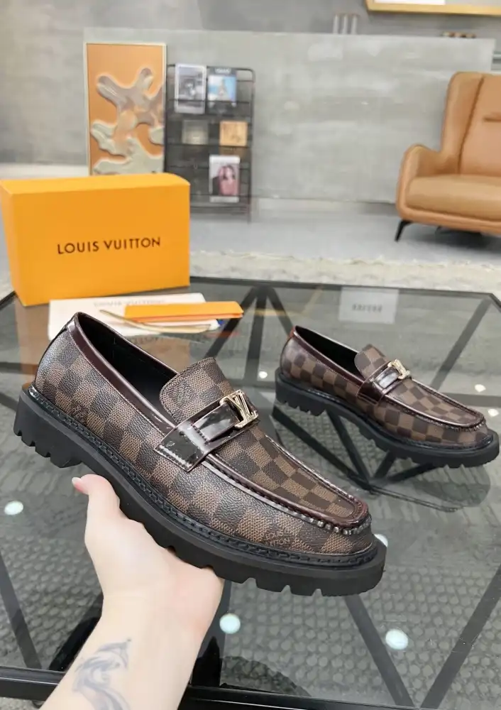 hype LV Leather Shoes