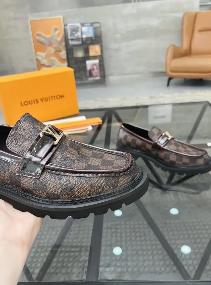 hype LV Leather Shoes