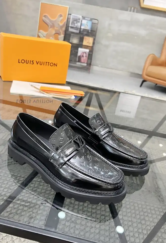 hype LV Leather Shoes