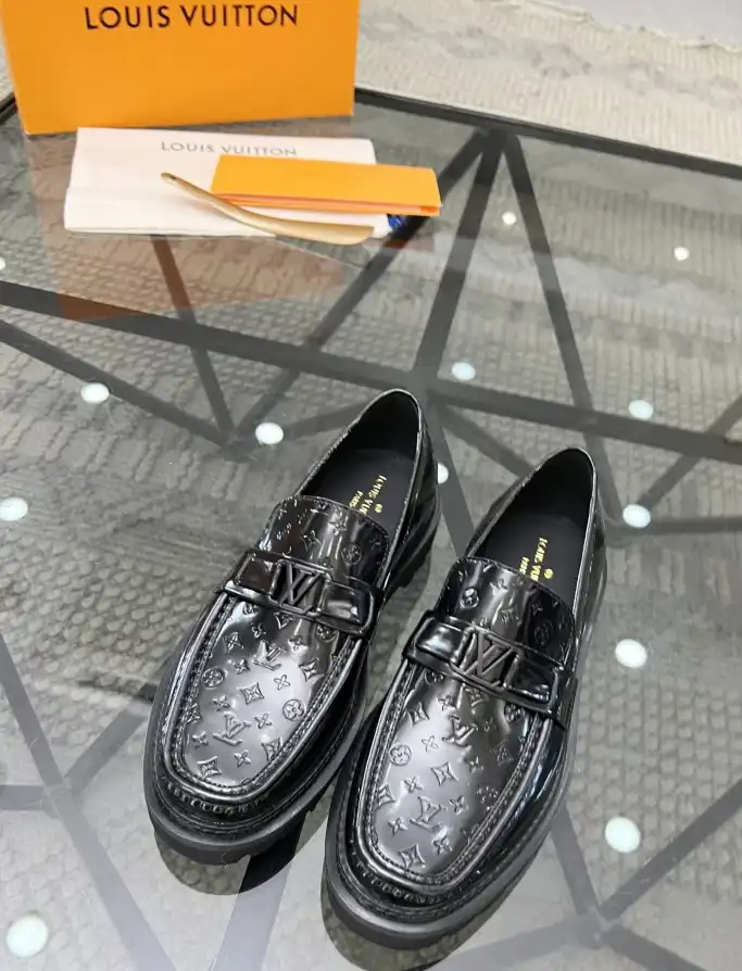 hype LV Leather Shoes