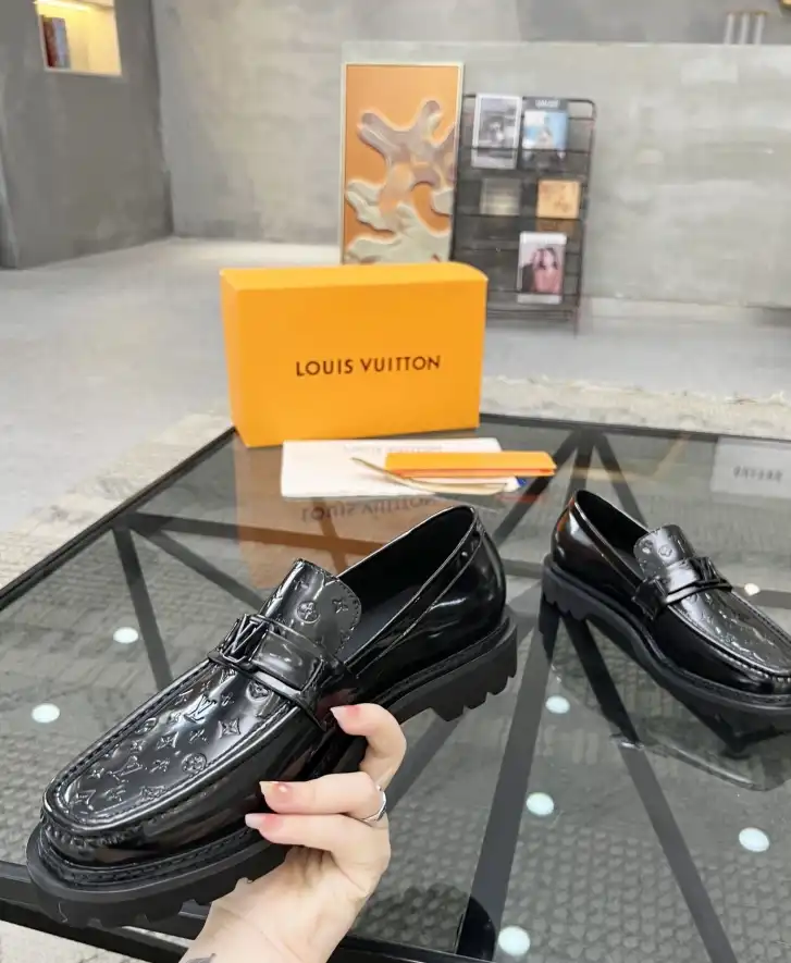 hype LV Leather Shoes