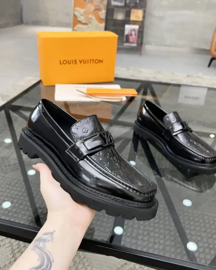 hype LV Leather Shoes