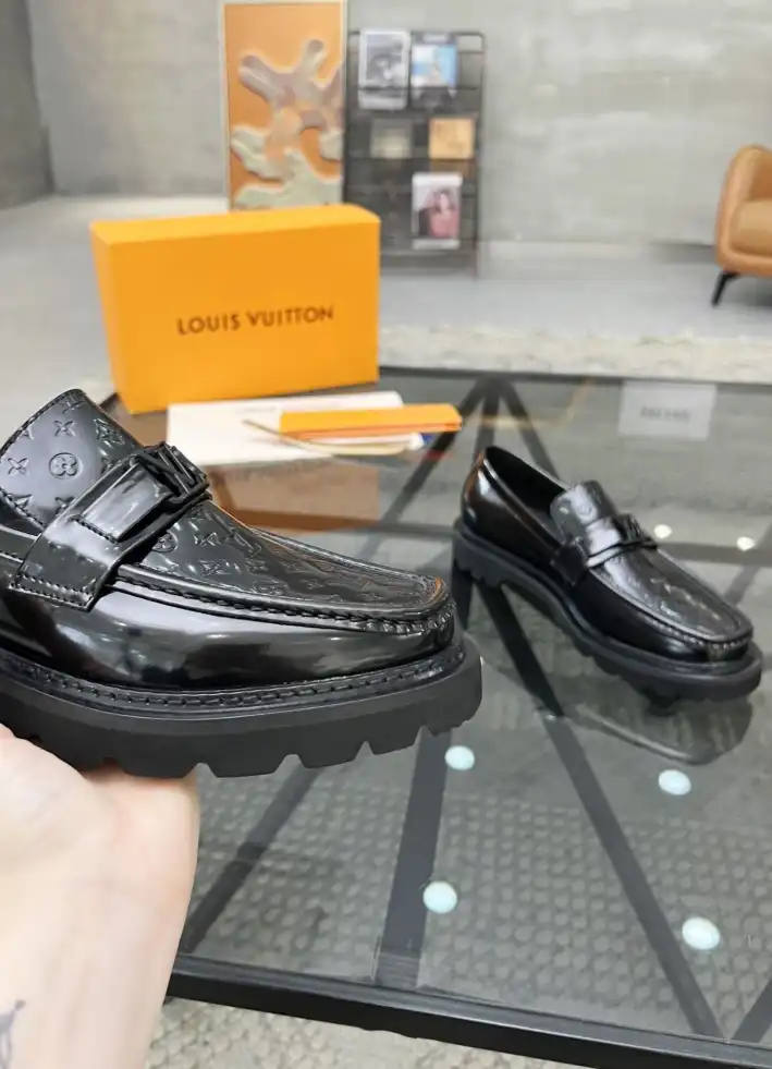 hype LV Leather Shoes